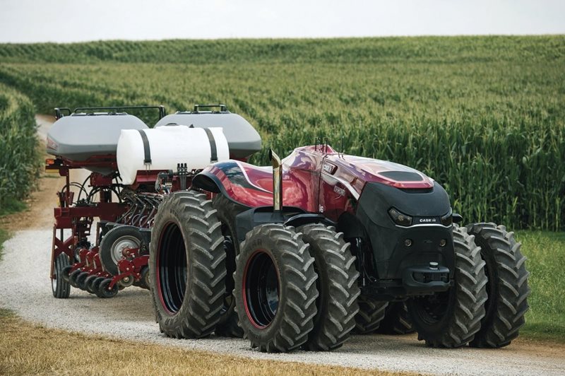 Autonomní koncept traktoru Case IH.