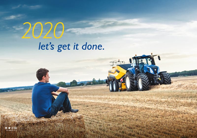 Kalendář 2020 se zemědělskou technikou New Holland nově k objednání na e-shopu.