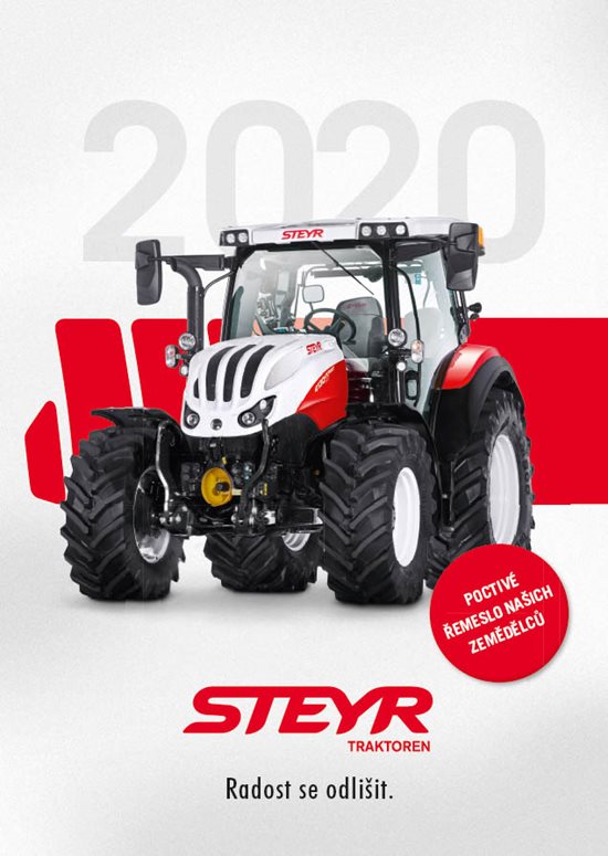 Kalendář 2020 se zemědělskou technikou Steyr nově k objednání na e-shopu.
